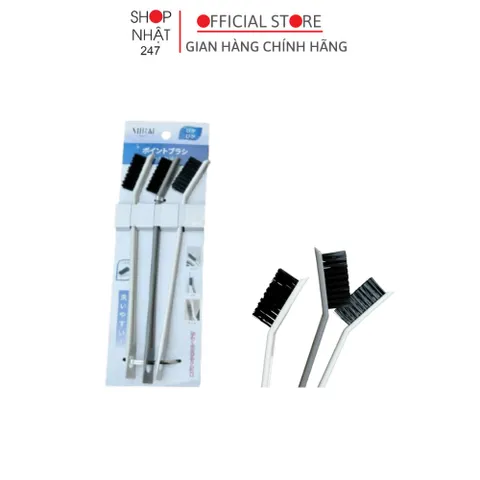 Set 3 chổi cọ làm sạch khe rãnh Nội địa Nhật Bản Kokubo