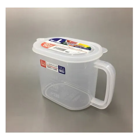 Hộp đựng thực phẩm có tay cầm và vòi rót tiện lợi dung tích 1 lít nội địa Nhật Bản - Nakaya