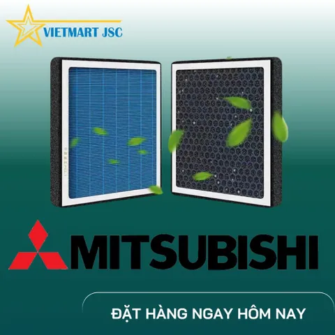 Lọc Gió Điều Hoà Pajero Sport Bộ Lọc Điều Hoà Than Hoạt Tính PM2.5 VAuxiliary+Vietmart Jsc