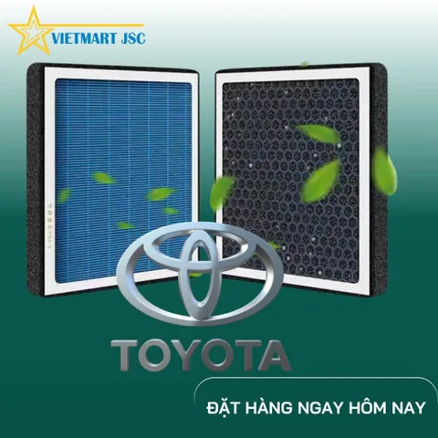 Lọc Gió Điều Hoà Toyota Wigo Bộ Lọc Điều Hoà Than Hoạt Tính PM2.5 VAuxiliary+Vietmart Jsc