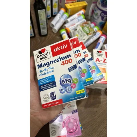 Magnesium 400 + B1 B6 B12 của Đức 30 V