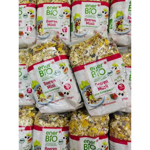 Ngũ cốc yến mạch trái cây ENER BIO - 375G