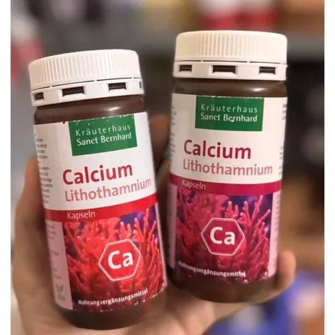Calcium hữu cơ tảo biển đỏ Lithothamnium Sanct Bernhard - 120V