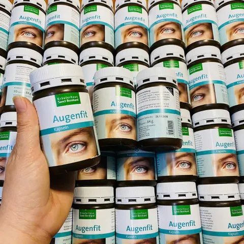 Viên uống bổ mắt Augenfit Sanct Bernhard Kapseln giảm nhức mỏi mắt 90 viên