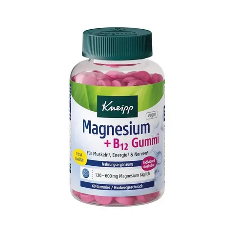 Kẹo Magnesium + B12 Gummi Kneipp 60V