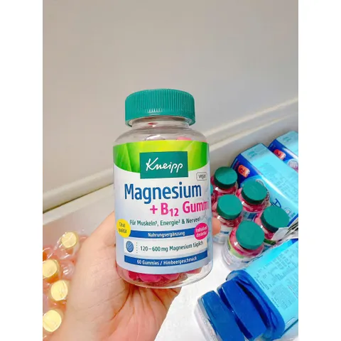 Kẹo Magnesium + B12 Gummi Kneipp 60V