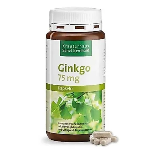 Viên uống bổ não Ginkgo Kapseln 75mg Sanct Bernhard Đức - 240V