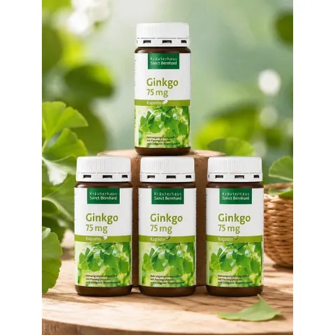 Viên uống bổ não Ginkgo Kapseln 75mg Sanct Bernhard Đức - 240V