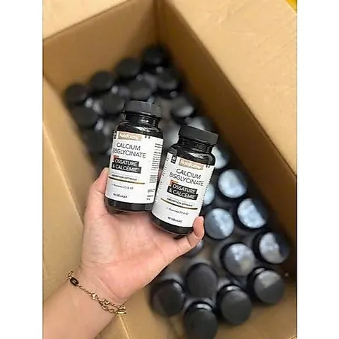 Canxi hữu cơ Calcium Bisglycinate +d3+k2 Nat&Form – 90V của Pháp