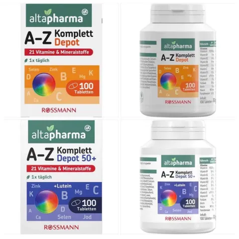 Vitamin tổng hợp A-Z Altapharma - bổ sung vi chất cho cơ thể khoẻ mạnh - Lọ 100v