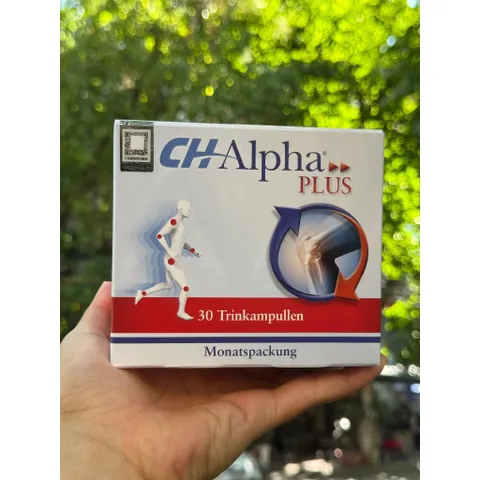 Collagen hỗ trợ phục hồi sụn khớp Ch Alpha Plus của Đức Đức dạng nước - Hộp 30 ống