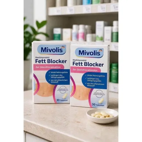 Viên uống giảm cân Fett Blocker Mivolis - 30V