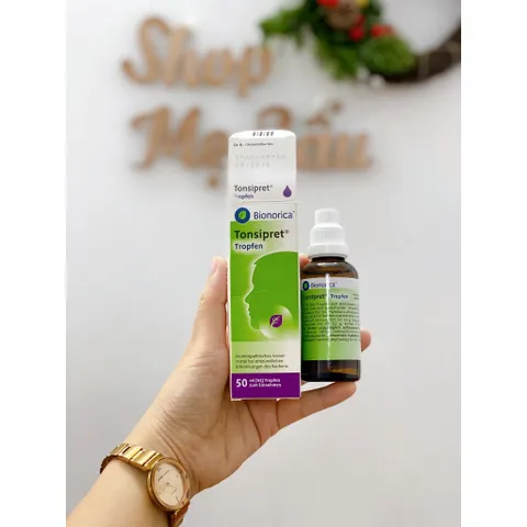 TINH CHẤT BIONORICA TONSIPRET TROPFEN HỖ TRỢ VIÊM HỌNG CẤP