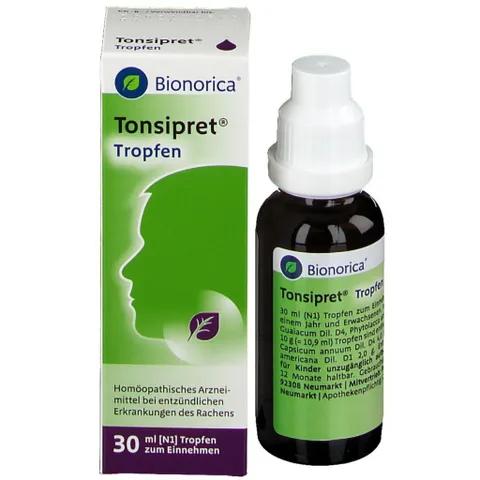 TINH CHẤT BIONORICA TONSIPRET TROPFEN HỖ TRỢ VIÊM HỌNG CẤP