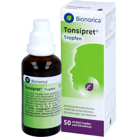 TINH CHẤT BIONORICA TONSIPRET TROPFEN HỖ TRỢ VIÊM HỌNG CẤP