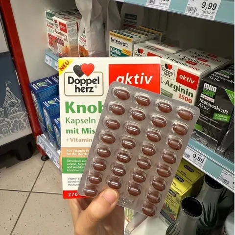 Viên tỏi Knoblauch xách Đức 480v