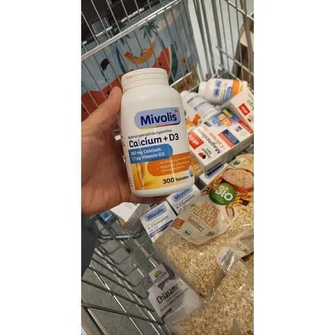 Viên uống bổ sung canxi Mivolis Calcium D3 của Đức - Lọ 300 viên