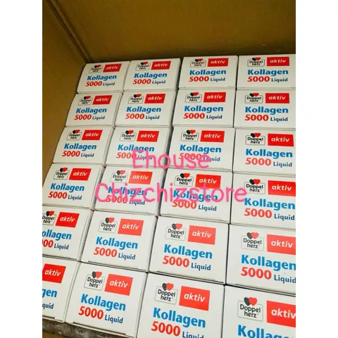 Collagen nước Doppelherz Aktiv Kollagen 5000 Liquid – Hỗ trợ xương khớp, da, tóc – Hộp 14 gói