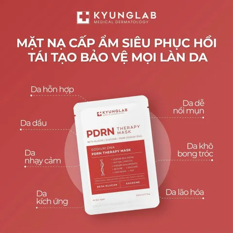 Set 10 Mặt nạ Kyung Lab PDRN Therapy Mask 23ml Hàn Quốc [hàng nhập khẩu full vat]