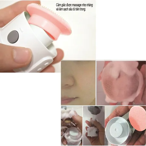 Máy rửa mặt 2 trong 1 cho làn da sạch mụn, dầu nhờn & đánh phấn nền It's Well Plus