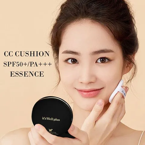 Bộ trang điểm Kem phấn nước mềm mỏng tự nhiên và Son lì It's well plus