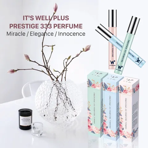 Bộ 3 Nước Hoa Nhỏ Gọn Tiện Lợi Mang Đi Du Lịch it's Well plus Prestige 333 (Dung tích: 9ml/Chai)