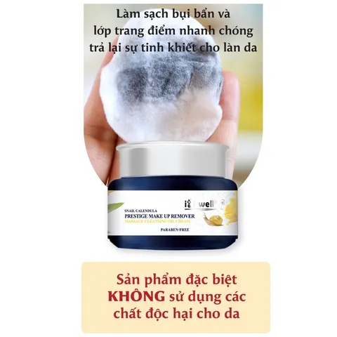Kem Tẩy Trang Mát Xa Dưỡng Sáng Da It's Well Plus  100ml