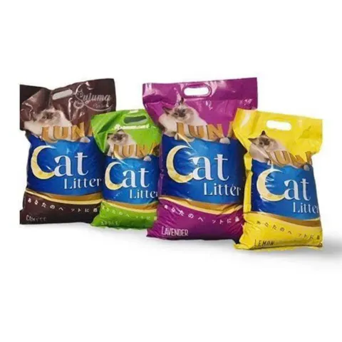 Cát Vệ Sinh Mèo LUNA 9L Vón Cục Siêu Nhanh - Khử Mùi Hiệu Quả - Hương Chanh/Cà Phê/Lavender/Táo