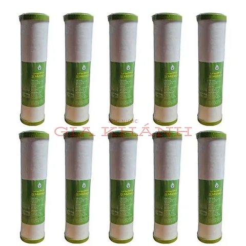 Bộ 10 lõi lọc nước số 1 cho máy RO, lõi lọc số 1 pp 5 micron
