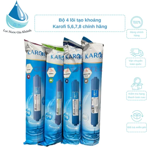 Bộ 4 lõi Karofi T33-Mineral-Far Infrared-NanoSilver chính hãng