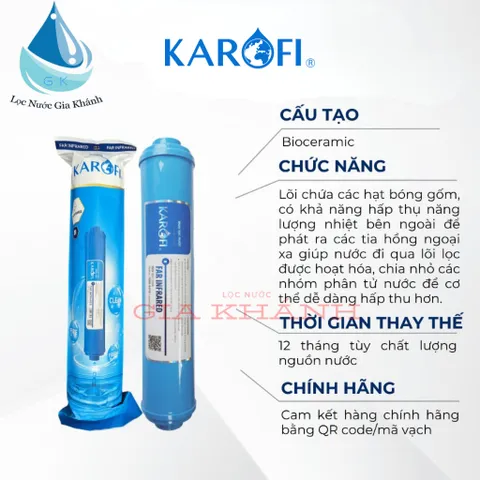 Bộ 4 lõi Karofi T33-Mineral-Far Infrared-NanoSilver chính hãng