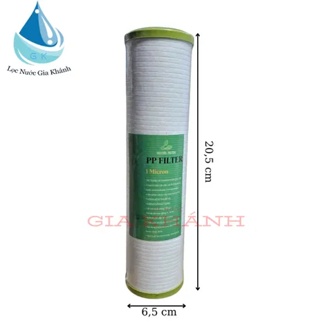 Bộ 10 lõi lọc nước 10 inch 1 Micron cho máy RO, Kangaroo, Karofi, Htech,...