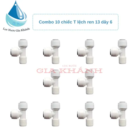 Combo 10 chiếc T lệch ren 13 dây 6