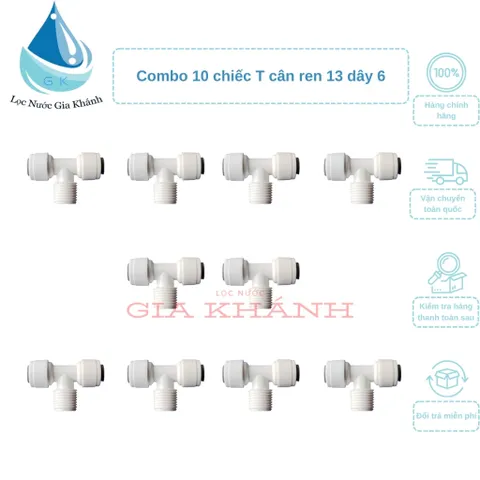 Combo 10 chiếc T cân ren 13 dây 6