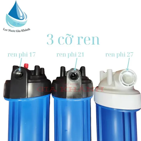 Bộ cốc lọc thô 20 inch kèm lõi bông và 2 cút nước
