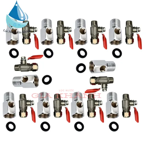 Combo 10 bộ khẩu chia, khóa nước, bộ chia nước cho máy lọc nước