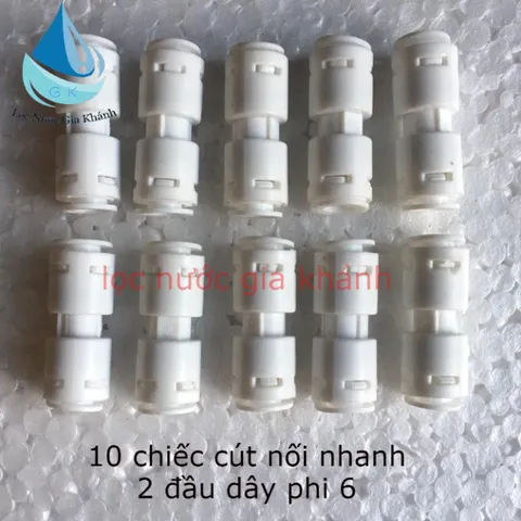 combo 10 cút nối nhanh 2 đầu dây phi 10-phi 6