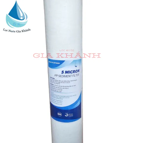 Combo 25 lõi lọc nước 20 inch có đầu bịt
