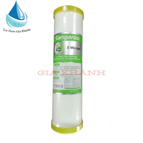Bộ 4 lõi lọc nước Kangaroo 1234 - Bao gồm lõi 123 và màng RO Hàn Quốc