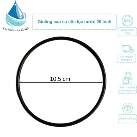 Gioăng cao su cốc lọc nước 20 inch