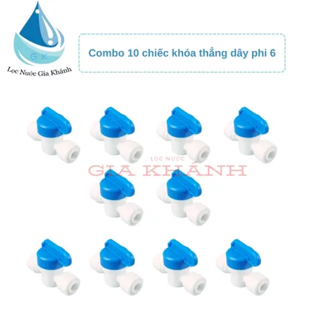 Combo 10 chiếc khóa thẳng dây phi 6