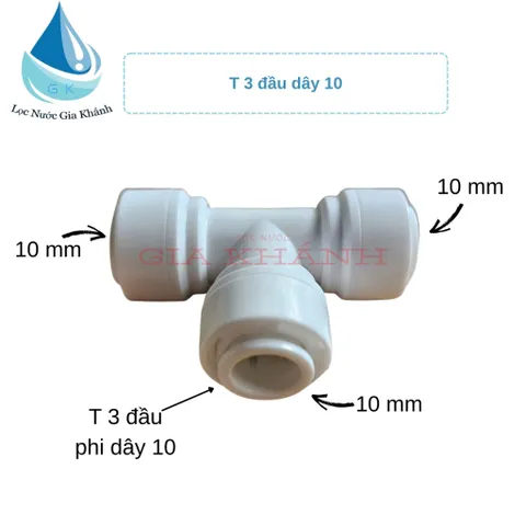 Combo 10 chiếc cút T 3 đầu dây 10