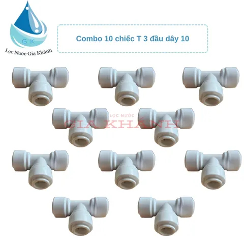 Combo 10 chiếc cút T 3 đầu dây 10