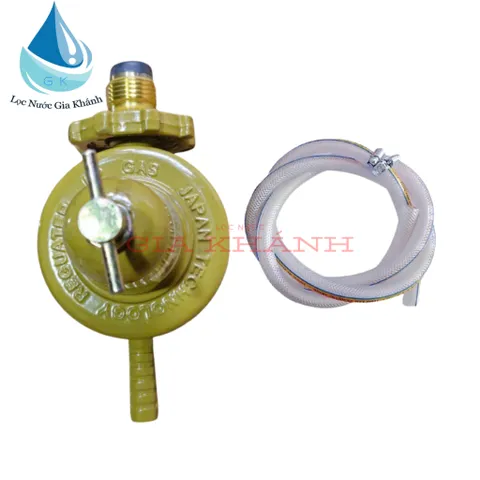 Combo van gas công nghiệp kèm 1,5 mét dây gas + siết dây