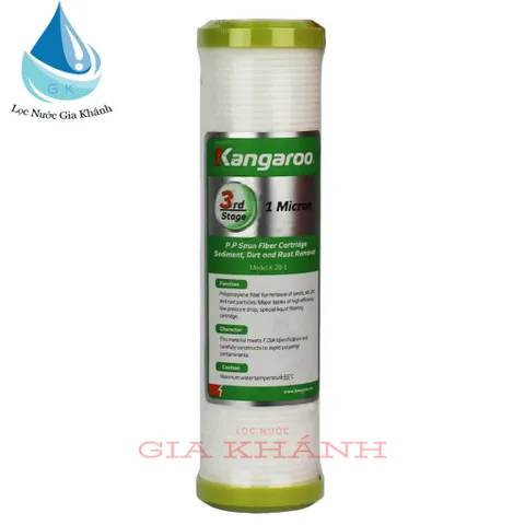 Bộ lõi lọc 1,2,3 Kangaroo chính hãng.