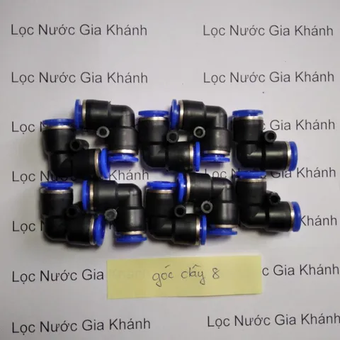 10 Khớp nối nhanh,chữ T, Y, góc,nối thẳng Nhựa PE cao cấp-Size 8mm phun sương