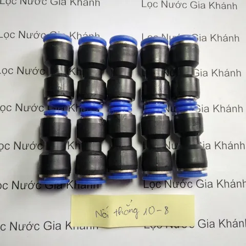 10 Khớp nối nhanh,chữ T, Y, góc,nối thẳng Nhựa PE cao cấp-Size 8mm phun sương