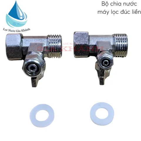 Van cấp nước máy lọc,bộ chia nước đầu nguồn vào máy lọc nước đúc liền