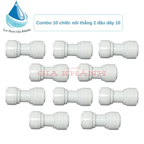Combo 10 chiếc cút nối thẳng 2 đầu dây 10