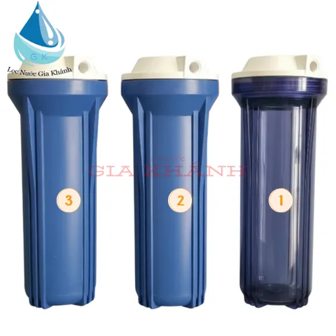 Bộ cốc 1 gioăng 1,2,3 máy lọc nước 10 inch